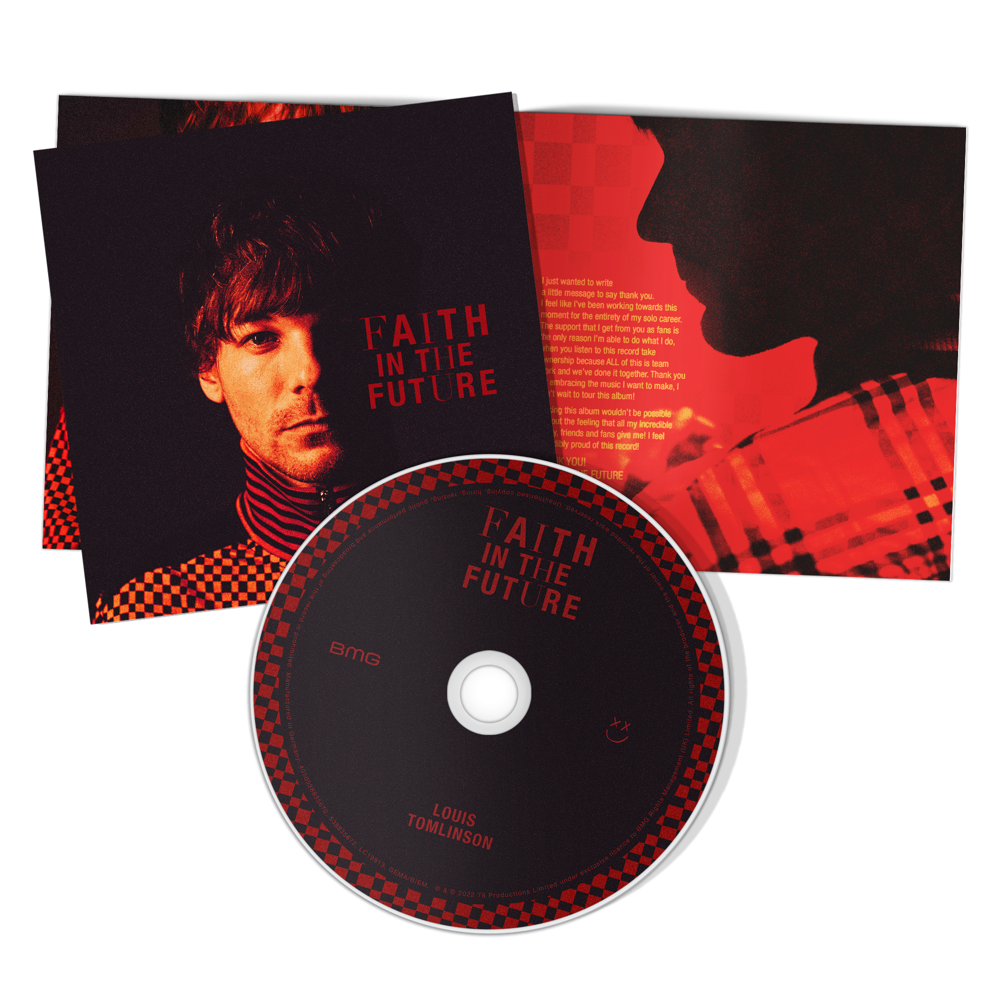 Louis Tomlinson Faith In The Future CD (Lenticular Sleeve) 424542