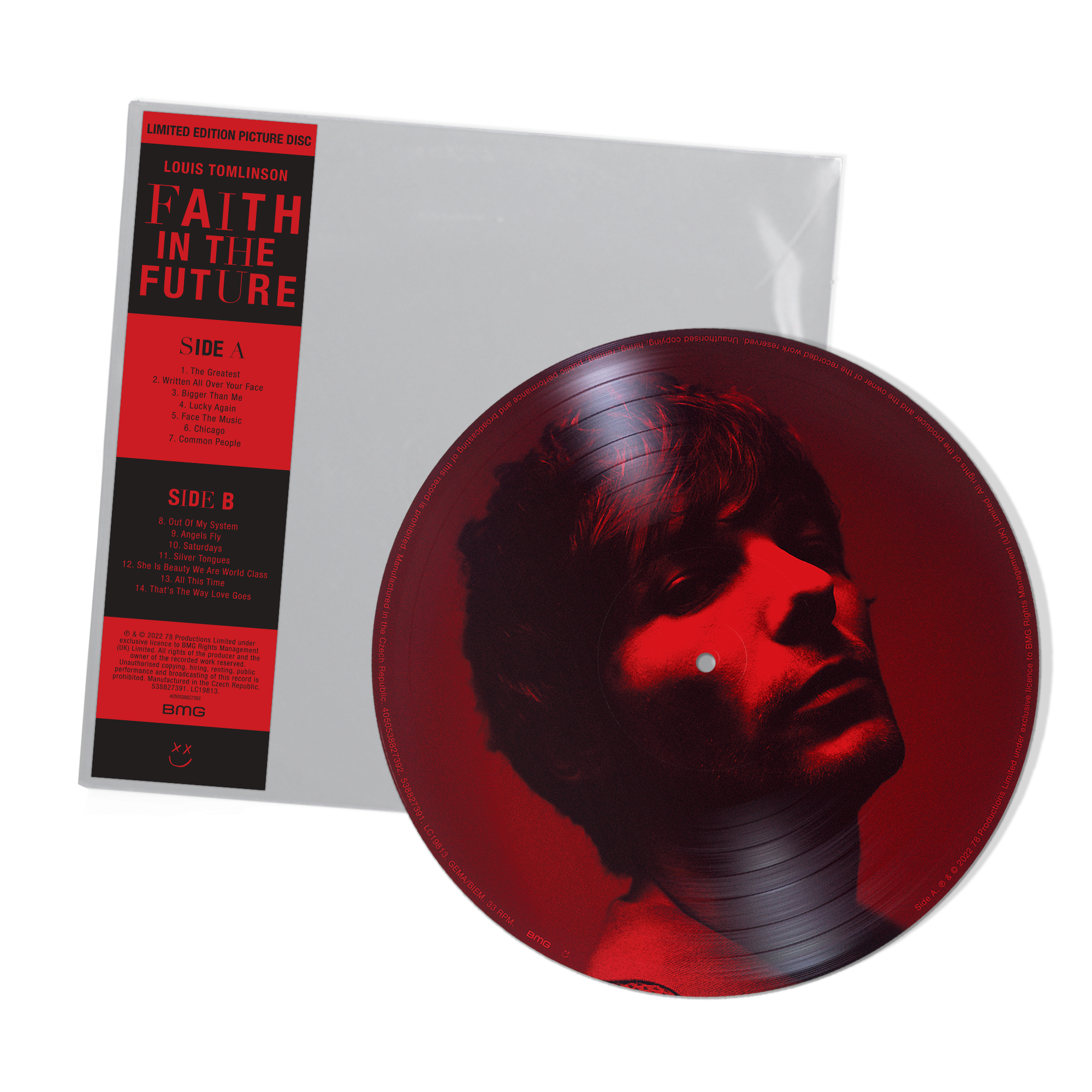 Louis Tomlinson Faith In The Future Picture Disc 430766